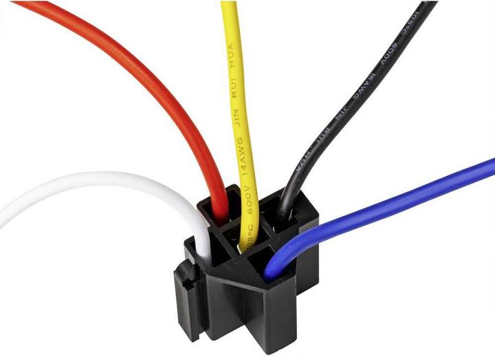Actual product image Tru Components Car relay socket C1S-CW (Relay socket)