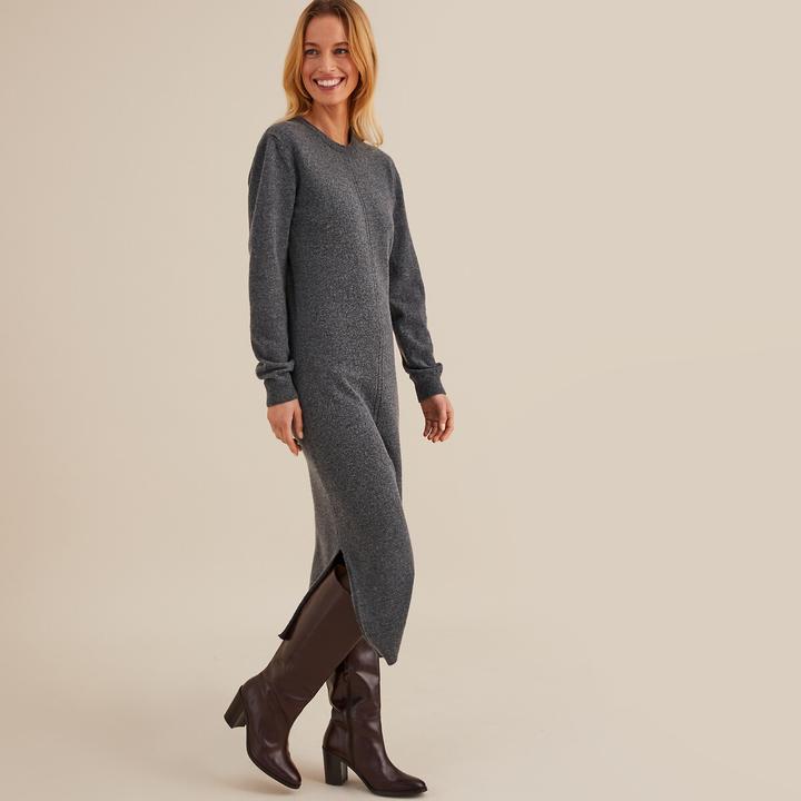 Produktbild Anne Weyburn Langärmeliges Wollkleid (34)