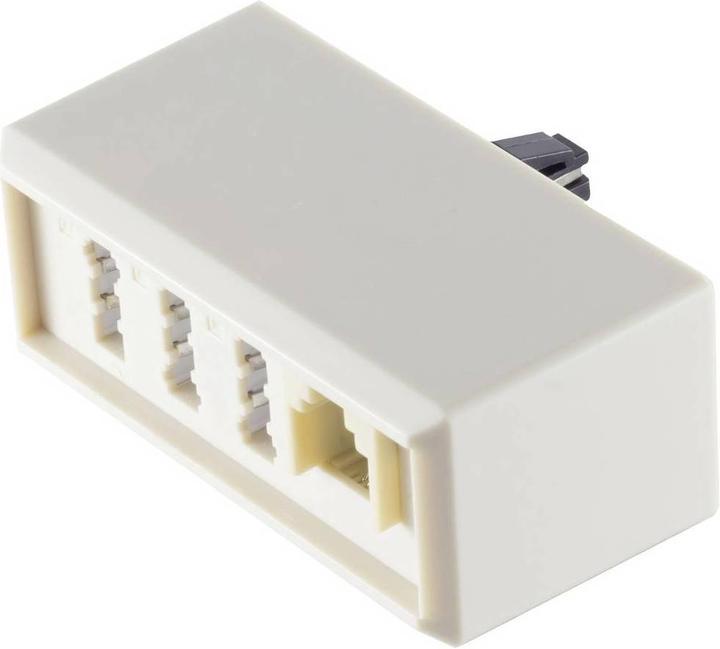 Produktbild Shiverpeaks BASIC-S Telefon-Adapter, TAE-F Stecker (RJ-11, RJ11 (1x))