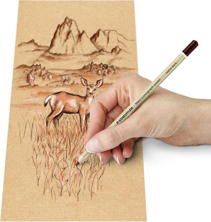 Produktbild Staedtler Mars Lumograph pastel 100P Pastellstifte (6 Farben, 6 x)