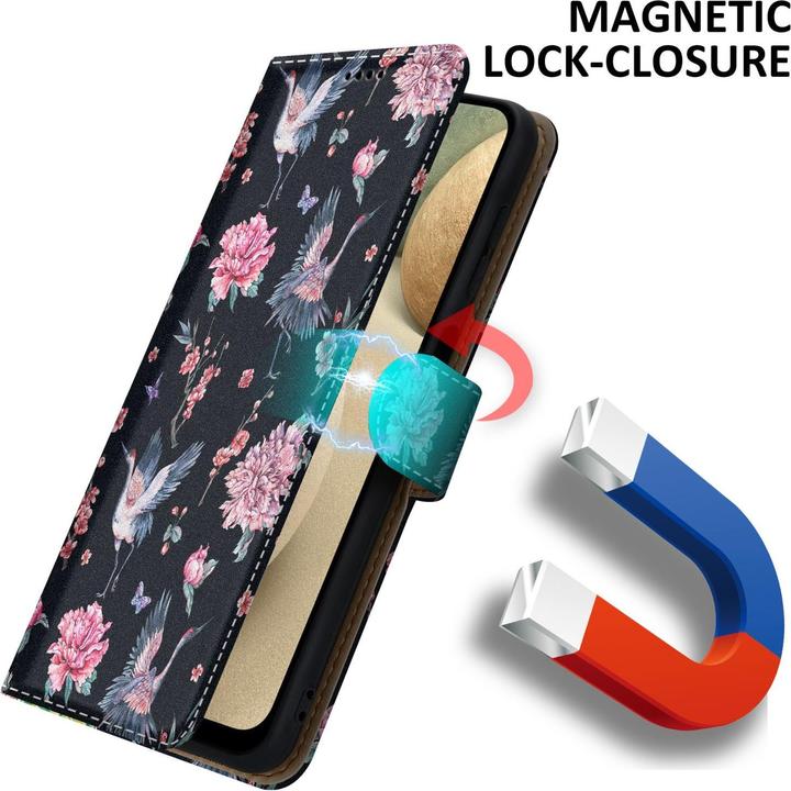 Image du produit Cadorabo Book Housse avec impression pour Samsung Galaxy A12 / M12 (Samsung Galaxy A12, Samsung Galaxy M12)