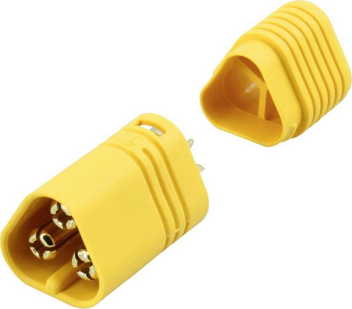 Actual product image Reely MT60 gold contact plug system plug 3.5 mm