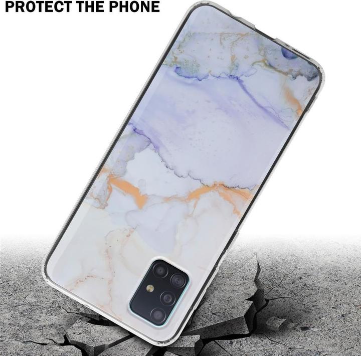 Produktbild Cadorabo IMD TPU Bunter Marmor Cover (Samsung Galaxy M40s)