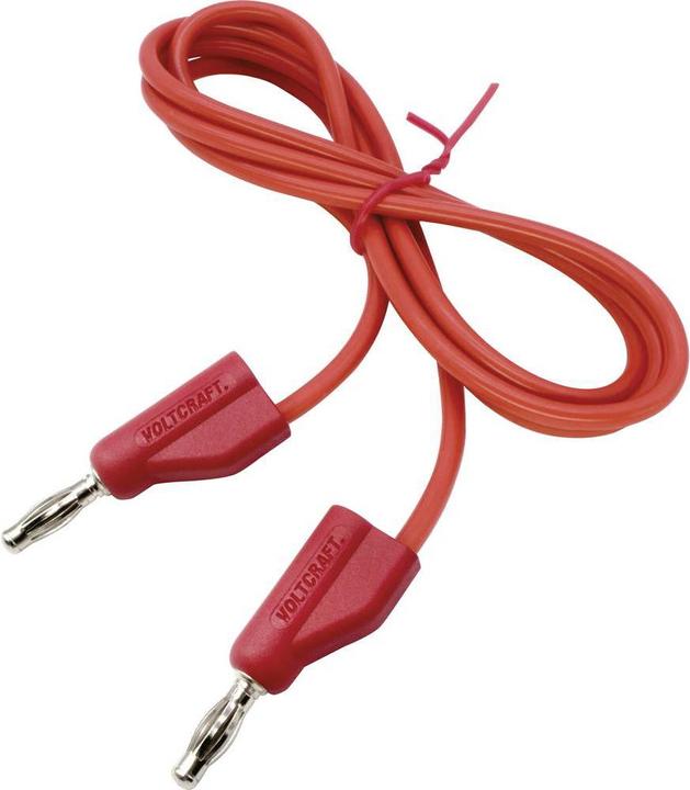 Actual product image Voltcraft VC-10906895 Multimeter Accessories Test Lead Set Red (1 m)