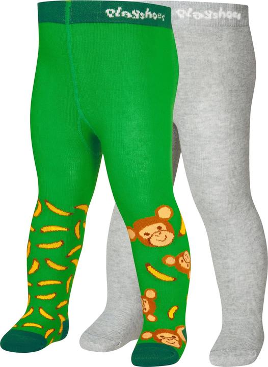 Image du produit Playshoes Collants bébé singe set de 2 tailles 86/92 (86/92)