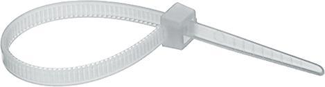 Richco Cable tie natural white 370 mm x3.6 mm (Plastic cable ties, 370 mm, 100 pcs.)