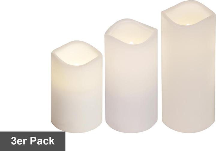 Star Trading LED Pillar Candle 3 Pack Paul (3 x)