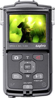 Sanyo Xacti VPC-PD1, FullHD, PocketCamcorder, Schwarz