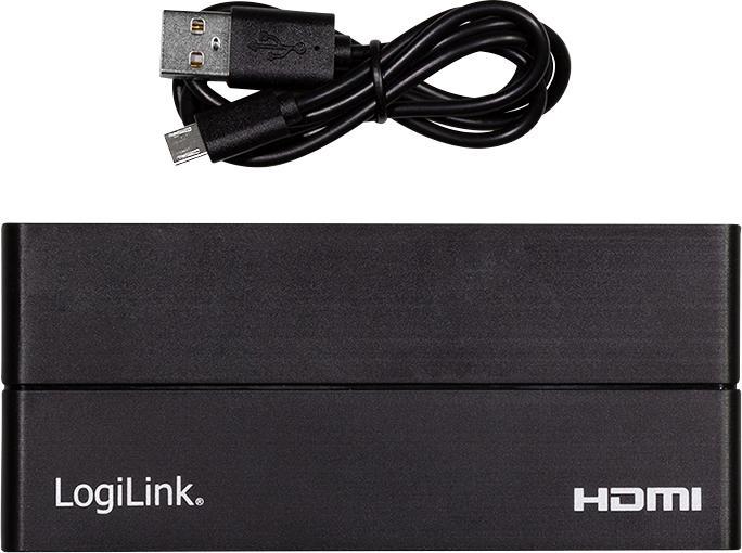 Produktbild LogiLink HD0037 HDMI Splitter 1x4-Port, 4K/60 Hz, HDCP, HDR, CEC, downscaler