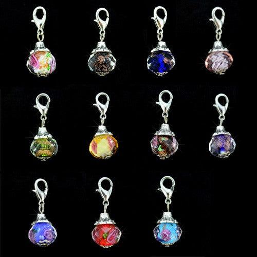 Image du produit Hermex Charm pendentif pour bracelet Thomas Sabo / Pandora - bleu clair (Acier inoxydable)