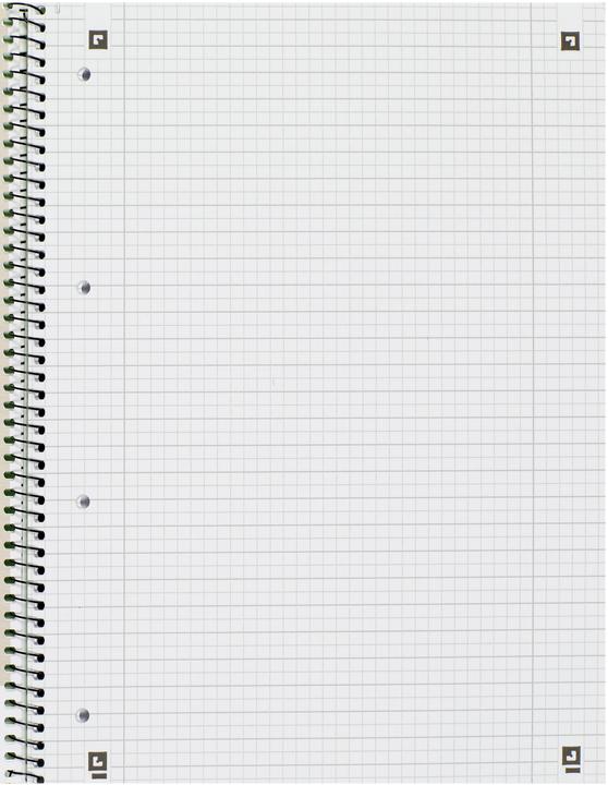 Actual product image Oxford College notebook (A4+, Checked, Lined, Soft cover)