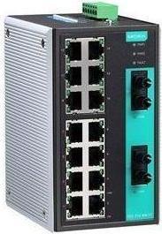 Produktbild Moxa EDS-316-MM-ST - Unverwalteter Ethernet-Switch mit 14 10100BaseT(X)-Ports, 2 100BaseFX Multi-Mode-Por