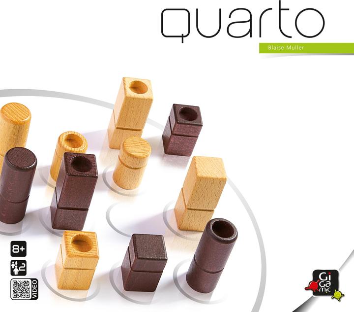 Actual product image Gigamic Quarto Classic (French, English, Italian, German)