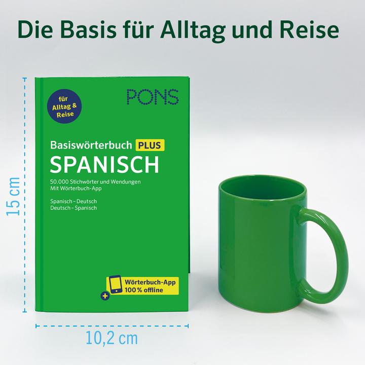 Produktbild Basiswörterbuch Plus Spanisch, mit Buch, mit Online-Zugang (Spanisch, Deutsch, 2024)