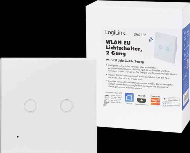 Image du produit LogiLink Maison intelligente Wi-Fi EU Light 2-Fold