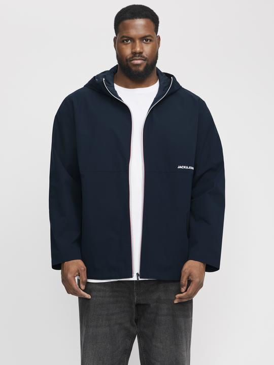 Image du produit Jack & Jones JACK&JONES PLUS JJADAM LIGHT JACKET HOOD PLS Heren Jas - Sky Captain (XXL)