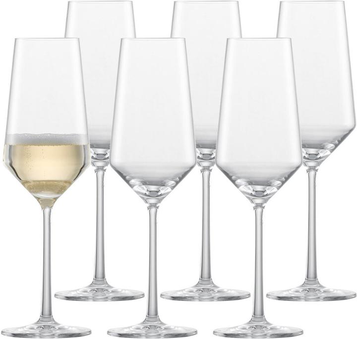 Immagine prodotto Zwiesel Bicchieri da champagne PURE (29.70 cl, 6 Occhiali, Bicchieri da champagne)