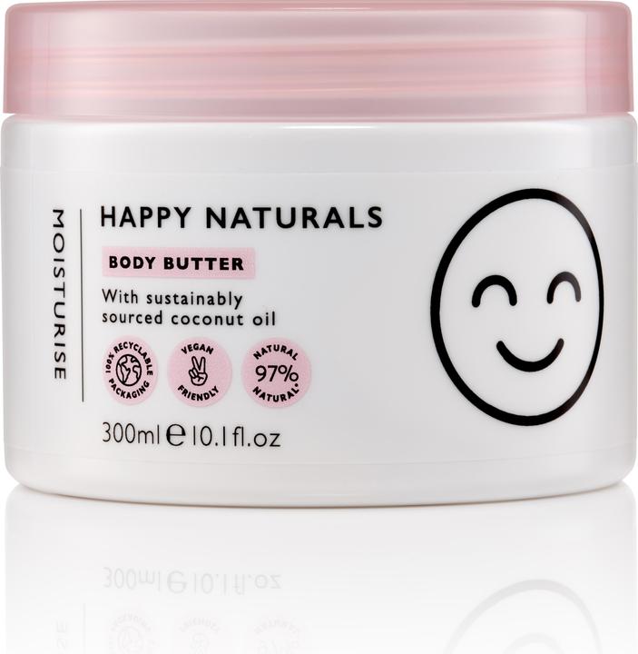 Happy Naturals Moisturising Body Butter 300ml (Körpercreme, 300 ml)