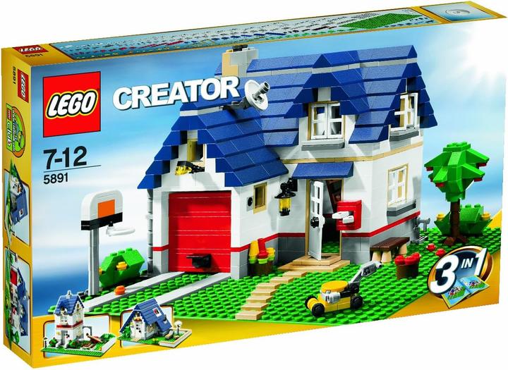 Image du produit LEGO Maison avec garage (5891, LEGO Creator 3-in-1)