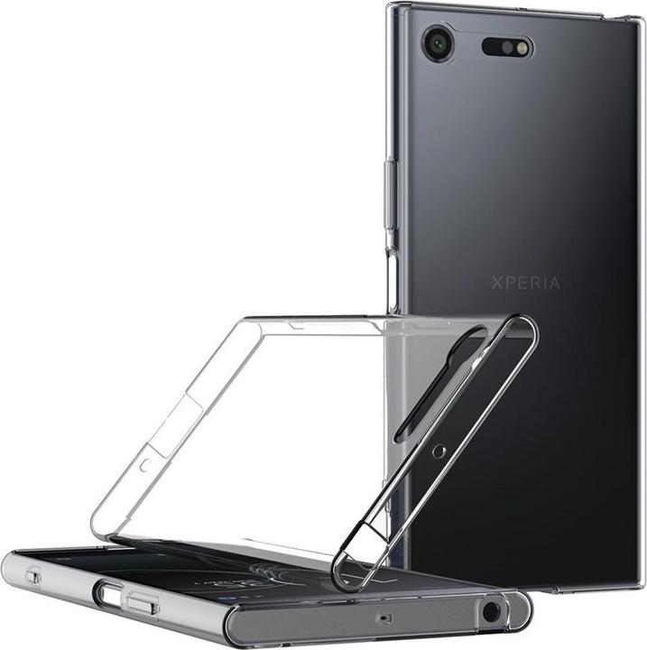 Produktbild König Design Sony Xperia XZ Premium Hülle Transparent Silikon Case durchsichtige Handyhülle (Sony Xperia XZ Premium)