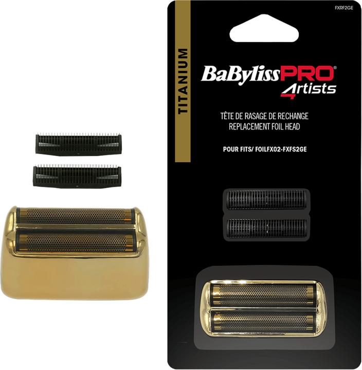 Actual product image BaByliss Pro 4 Artists FXRF2GE Shaving Head 2 Gold (2 x)