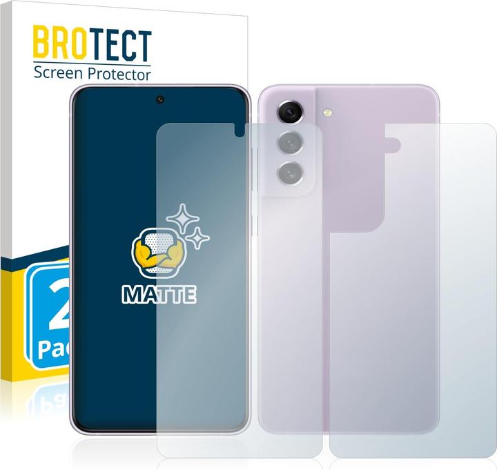 Actual product image BROTECT Anti-glare screen protector matt (2 Piece, Samsung Galaxy S21)
