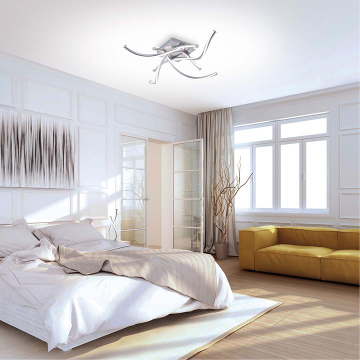 Actual product image Paul Neuhaus Q LED ceiling and wall light Q-MALINA permanently installed 50 W warm white