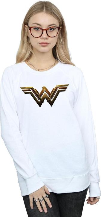 Actual product image Womens/Ladies Justice League Movie Wonder Woman Emblem Sweatshirt (L)