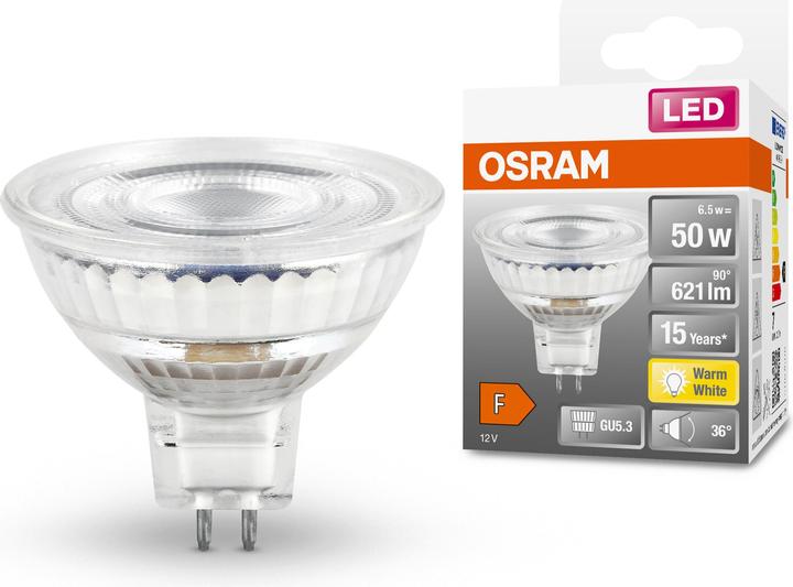 Produktbild Osram Led Star Mr16 (GU5.3, 6.50 W, 621 lm, 1 x, G)