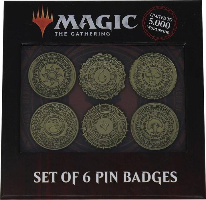 Fanattik Magic the Gathering pack 6 pin's Limited Edition Mana Symbol