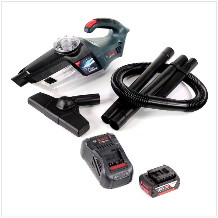 Produktbild Bosch Professional Bosch GAS 18V-1 Professional Li-Ion Akku Staubsauger Hand Sauger + 1x GBA 4,0 Ah Akku + GAL 1880 CV