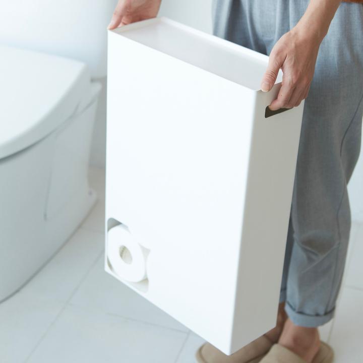 Actual product image Yamazaki PLATE toilet roll holder