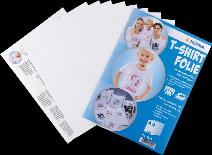 Actual product image HERMA T-shirt foil A4