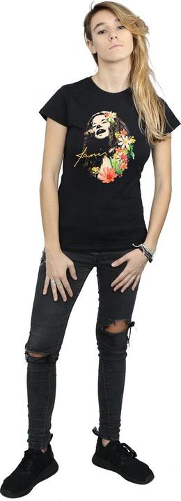Produktbild Janis Joplin Floral Pattern TShirt (XXL)