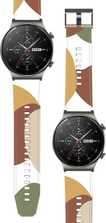 Produktbild Hurtel Strap Moro Band For Huawei Watch GT2 Pro Silicone Strap Watch Bracelet Pattern (5) (Kunststoff)