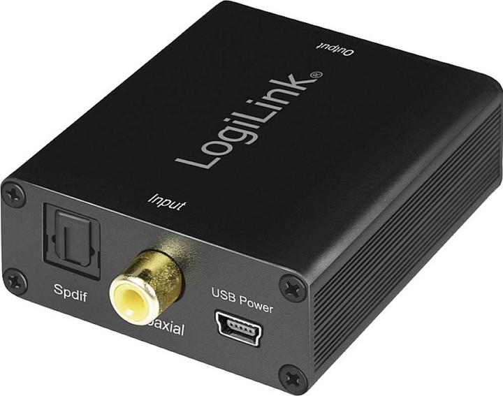 Produktbild LogiLink Koaxial und Toslink Adapter (Digital -> Analog)
