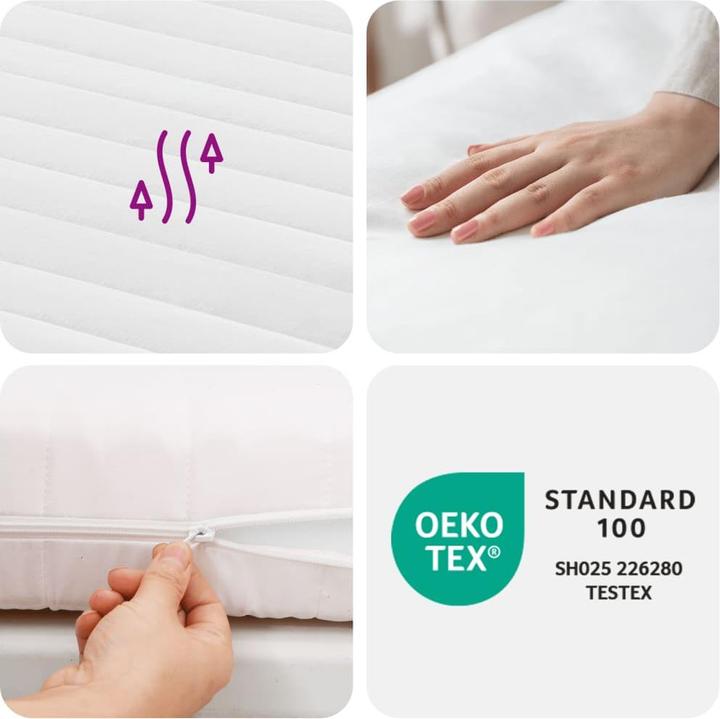 Immagine prodotto VidaXL Schaumstoffmatratze 90 x 220 cm 7-Zonen Härtegrad 20 ILD (90 x 220 cm, Nucleo di schiuma)
