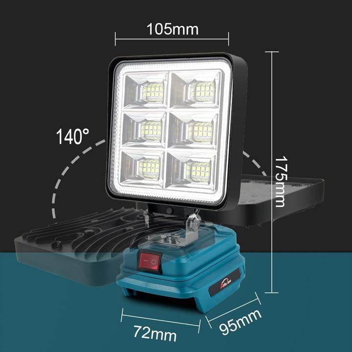 Produktbild Autojare Akku Lampe (4500 lm)