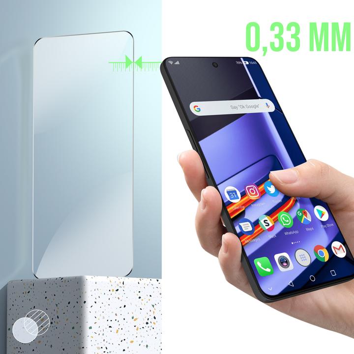Produktbild Avizar 9H Härtegrad Glas-Displayschutzfolie (1 Stück, Realme GT Neo 3)