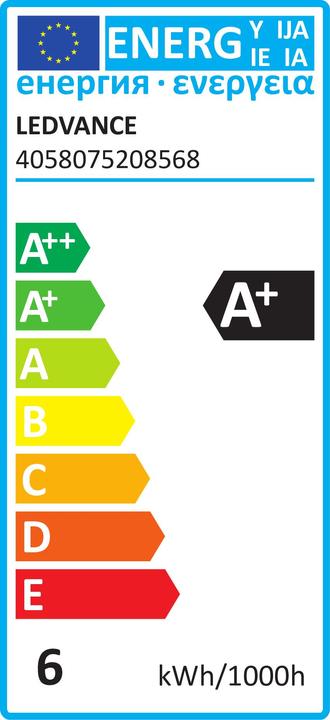 Energie-Label Ledvance Smart+ (E27, 6 W, 806 lm, 1 x, E)