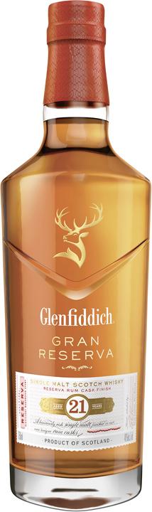 Produktbild Glenfiddich 21 Years Gran Reserva (Single Malt, Scotch Whisky, 1 x 70 cl)