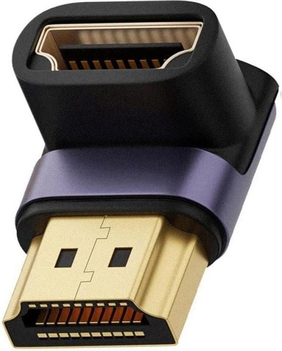 Actual product image PowerGuard HDMI to HDMI 2.1 8K 90 Degree Angle Down Adapter (HDMI)