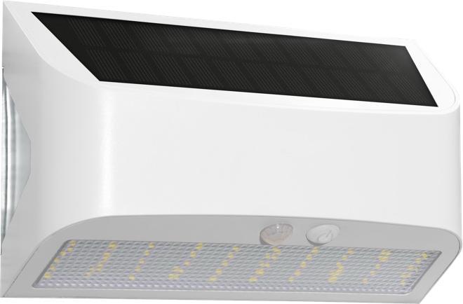 Produktbild Century Arcadia Max Solar LED-Wandleuchte weiss (600 lm, IP65)