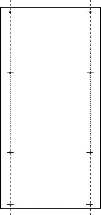 Produktbild ABN SY47436M PVC-MONTAGEPLATTE AS-205 (Verteiler)