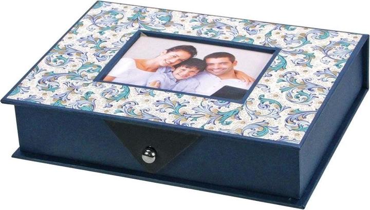 Produktbild Safe Leonardo Aufbewahrungskassette Blau, klein