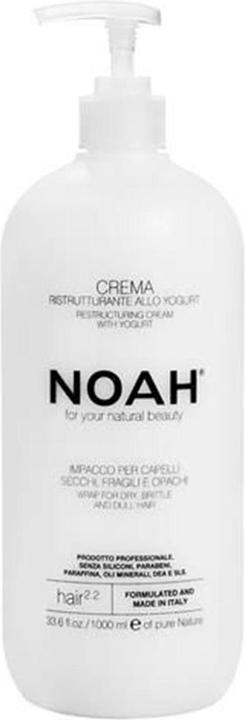 Actual product image Salvatore Ferragamo 2.2 Restructuring Cream with Yogurt 1000ml - Made in Italy Cruelty Free No SLS or Parabens Nick (Hair cream, 1000 ml)