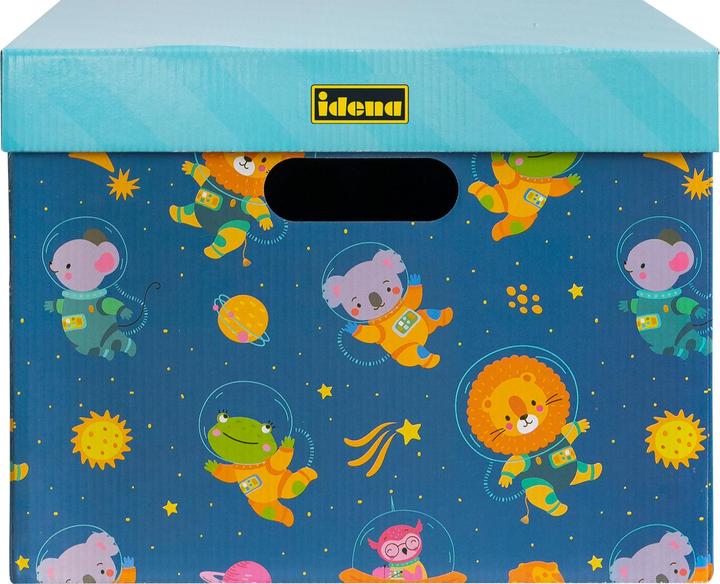 Produktbild Idena 2 Spielzeugkisten bunt 33,0 x 35,0 x 25,5 cm
