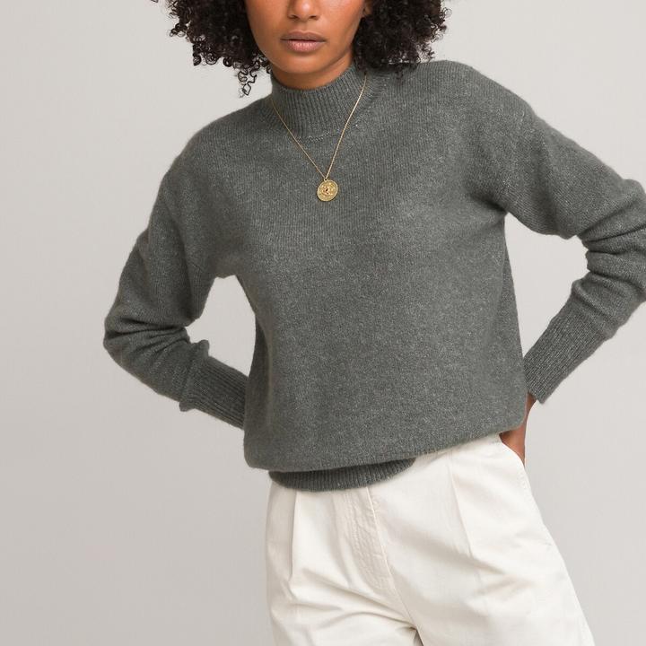 Produktbild La Redoute Collections Pullover mit Stehkragen (S)