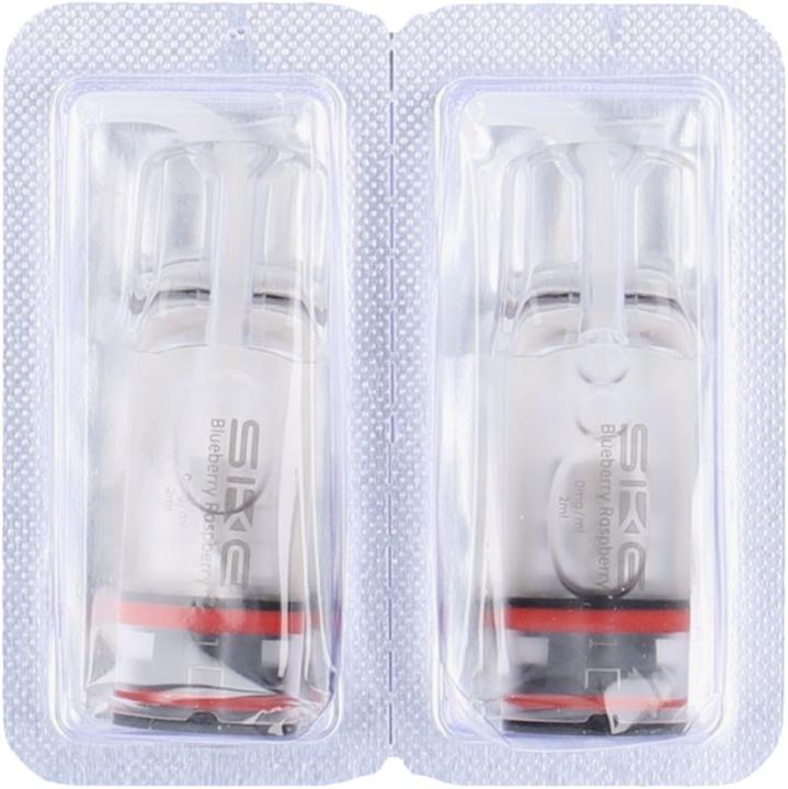 Actual product image SKE Crystal Plus Blueberry Rasperry - E-Pod refill - 2 pcs. à 2 ml (Bilberry, Raspberry)