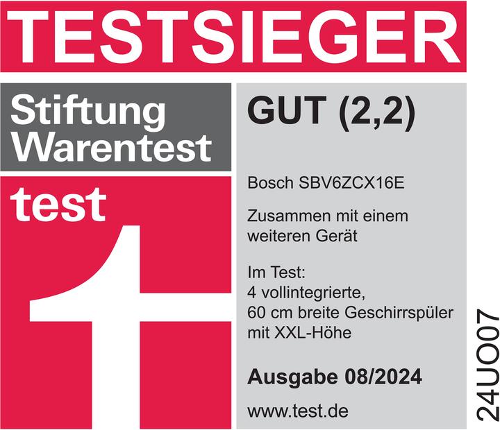 Image du produit Bosch Hausgeräte SBV6ZCX16E, série 6
